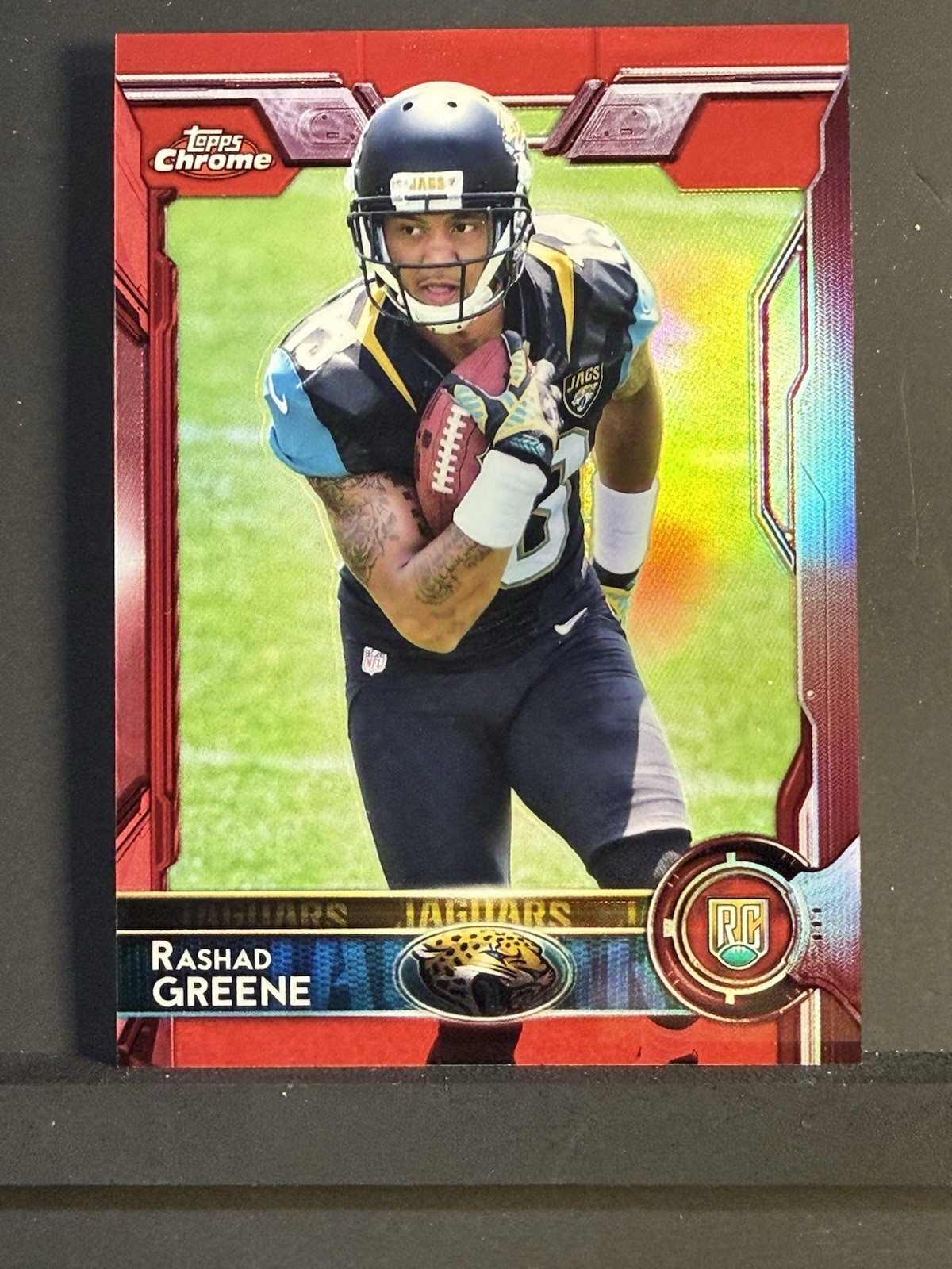 2015 Topps Chrome Rookies Red Refractor 17/25 Rashad Greene #147 Rookie RC