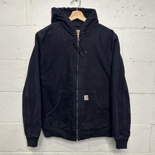 Carhartt Quilted Hooded Active Jacket Navy Blue WJ130-403 Women s Small