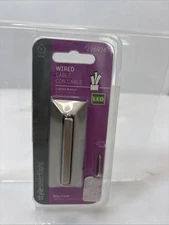 Wired LED Lighted Doorbell Button by Style Selections - Nickel Finish