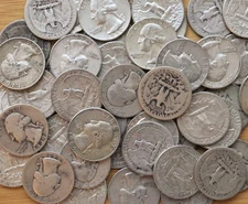 [1] 90% Silver Washington Quarter (1932-1964) - Choose How Many