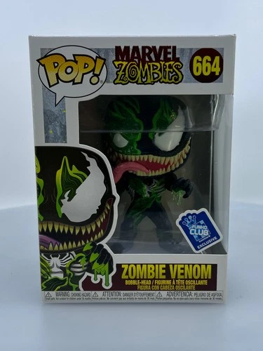 Funko POP! Marvel Zombies Zombie Venom #664 GameStop Exclusive DAMAGED BOX