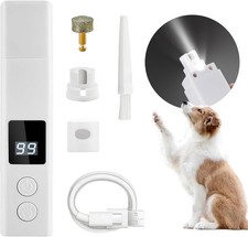 Electric Dog Nail Grinder Pet Trimmer USB Charge with nail Clipper Professional