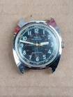 Vintage 1970s Timex Viscount Automatic Men’s Watch Military Dial