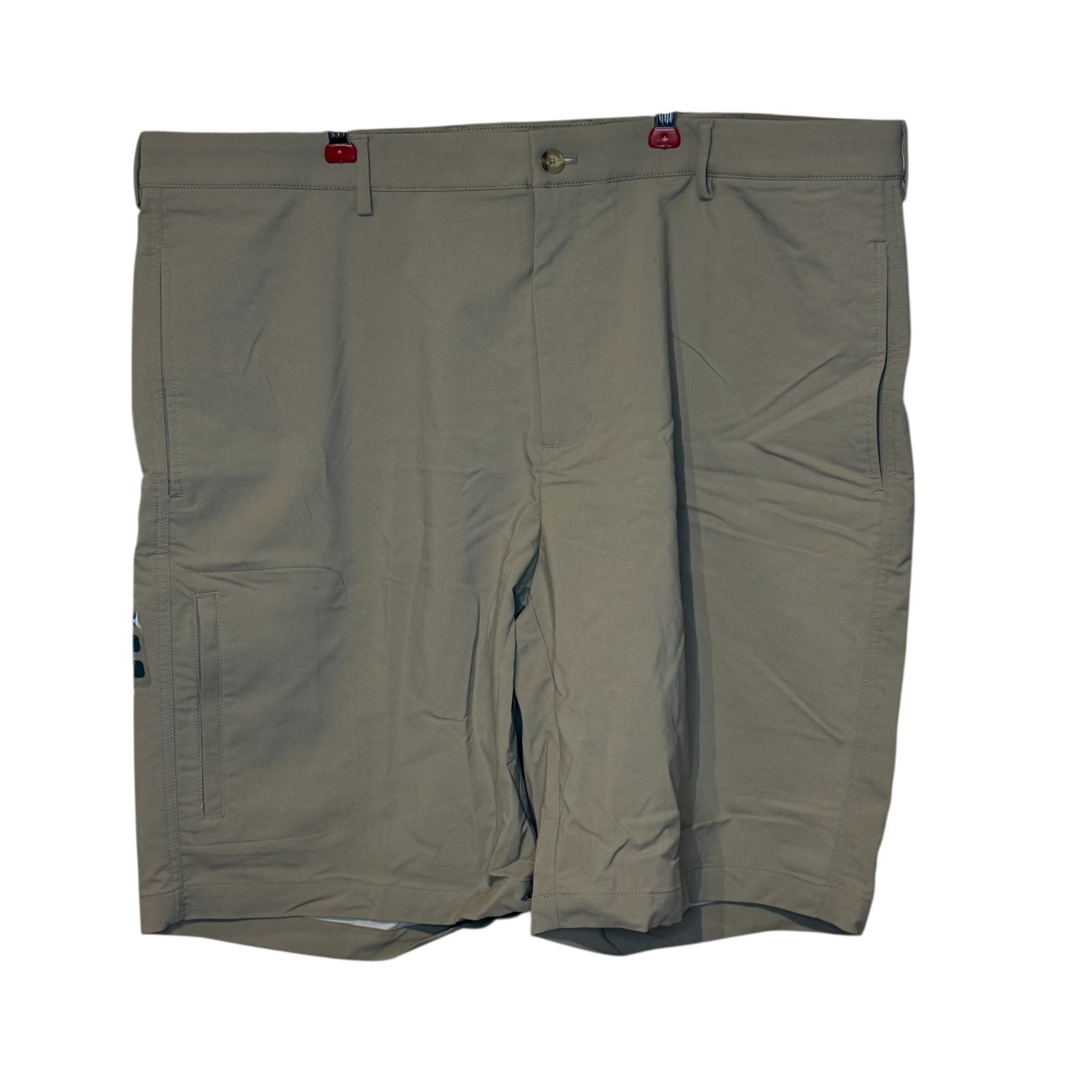 Stretch Waistband Flat Front Chino Tan 40 40 Nwt