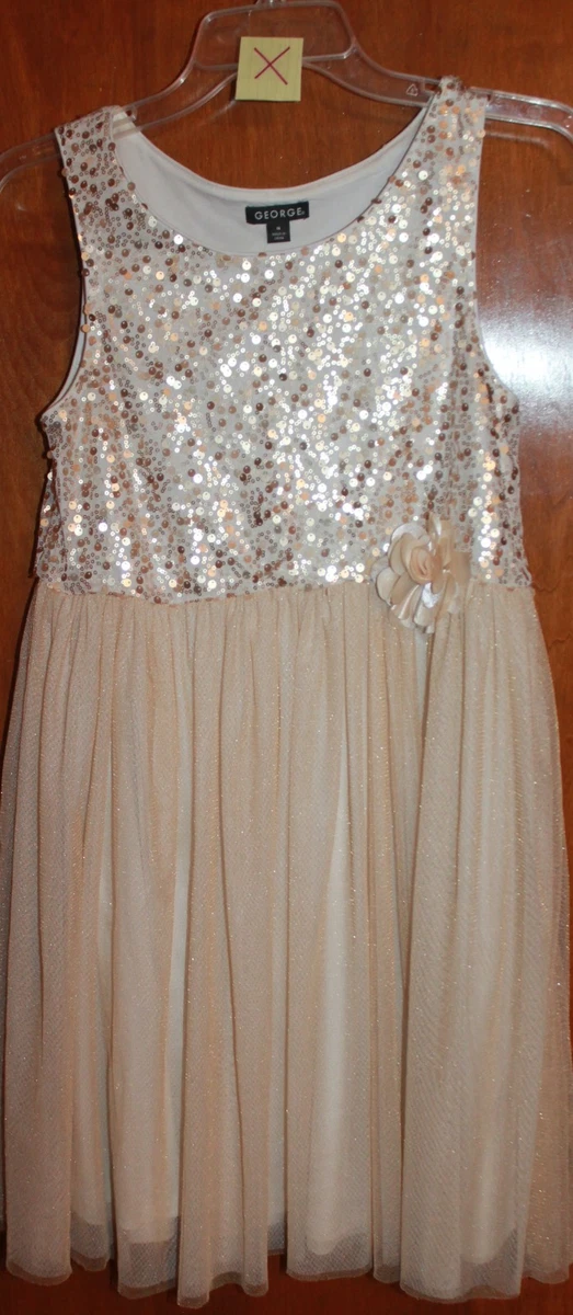 george holiday dresses George Girl's 2 Piece Holiday Dress - Size 5 - Color Cardinal