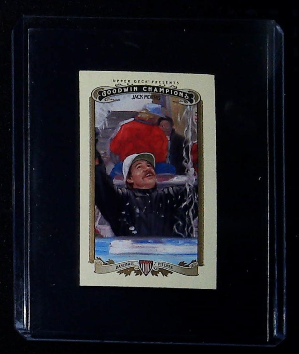 2012 Upper Deck Goodwin Champions #75 Jack Morris Mini