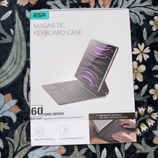 ESR iPad Air 13  Magnetic Case W/ Keyboard M3/2025/2024  iPad Pro 12.9  Black