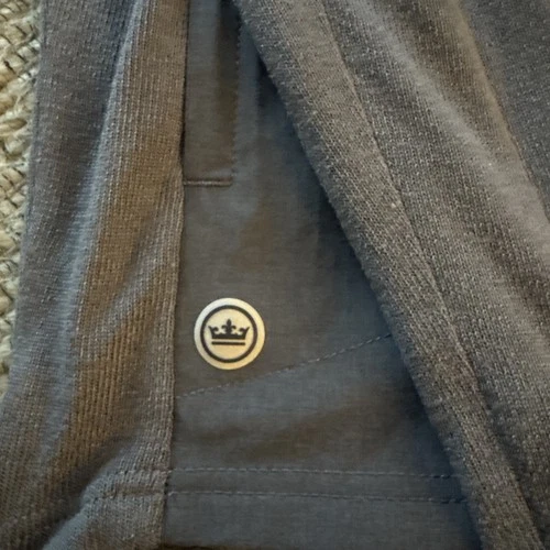 Peter Millar Solstice Hybrid Full Zip Cardigan Steel MS24XK66 NWT image 2