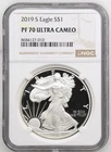 2019 S Proof American Silver Eagle NGC PF70 Brown Label - A798