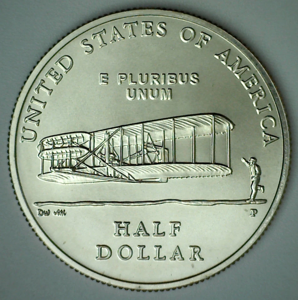2003 P BU First Flight Half Dollar Clad 50c COIN ONLY US Mint Wright Brothers - Image 3 of 4