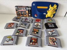 N64 - Console Nintendo 64 Pokemon Pikachu con 2 controller originali 15 giochi  