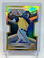 2023 Elite Extra Edition MIKE BOEVE RC Gold Die-Cut AUTO 03/24 #116 Brewers