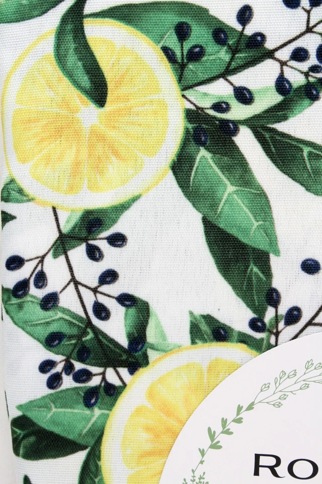 Spill Proof Fabric Tablecloth Lemon Design 60 X 104 Inches NEW - Image 3 of 3