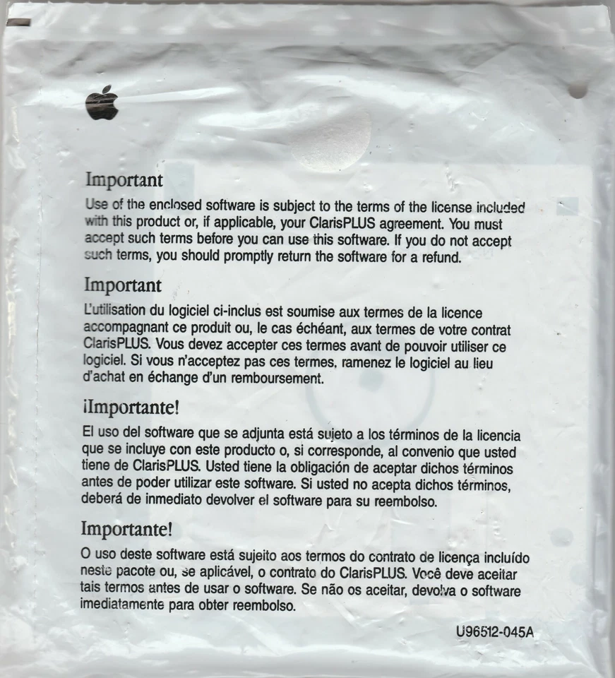 MAC OS 8 by Apple ~ Ver 8.0 ~ 1997 ~ 3.5" - Image 2 of 2