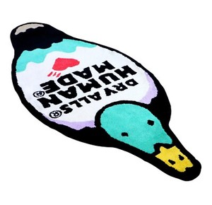 ラグ HUMAN MADE DUCK RUG 20ss small Human Made Duck Face Small Rug Green - FW22 - US