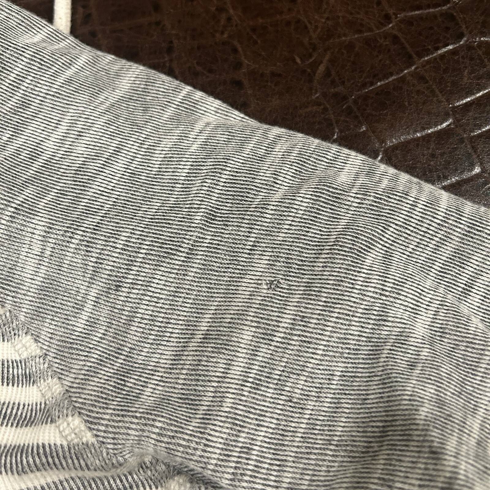 Native Code Hoodie Sweatshirt Large White Gray St… - image 6