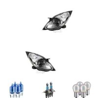 Halogen Scheinwerfer Frontscheinwerfer Set H4 FüR Chevrolet Spark Inkl. Lampen