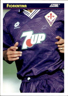 1993 Score Card Figure # 91 Fiorentina