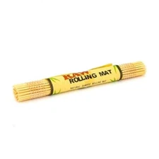 RAW Mat Natural Bamboo For Papers, Cones and Wrap (1 Bamboo Hand Roller)