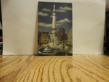 Soldiers & Sailors Monument Indianapolis, IN Chrome Postcard Posted 1953 A376