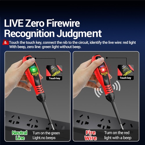1PC Intelligent Induction Pen Cross & Flat Head Screwdriver Tool Electric Tester - Picture 15 of 25