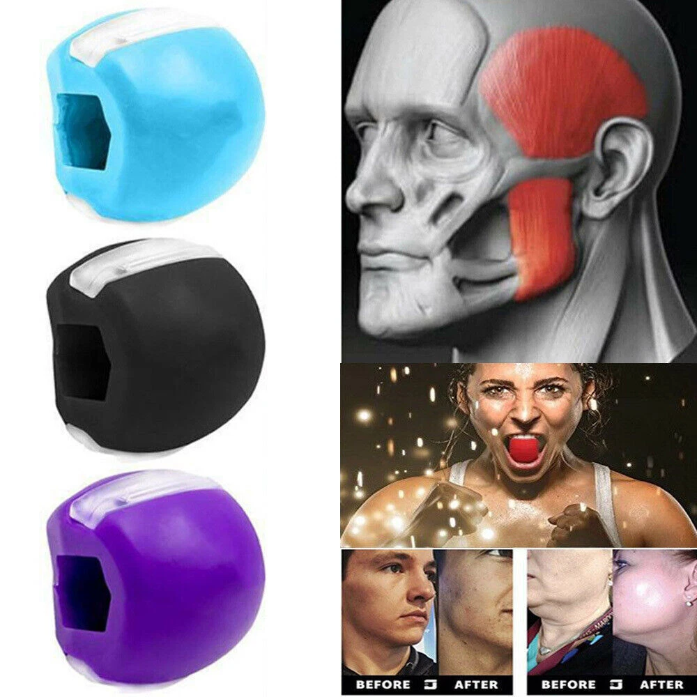 3PCS Jawline Jaw Exerciser Face Toner Muscle Jawzrsize Anti