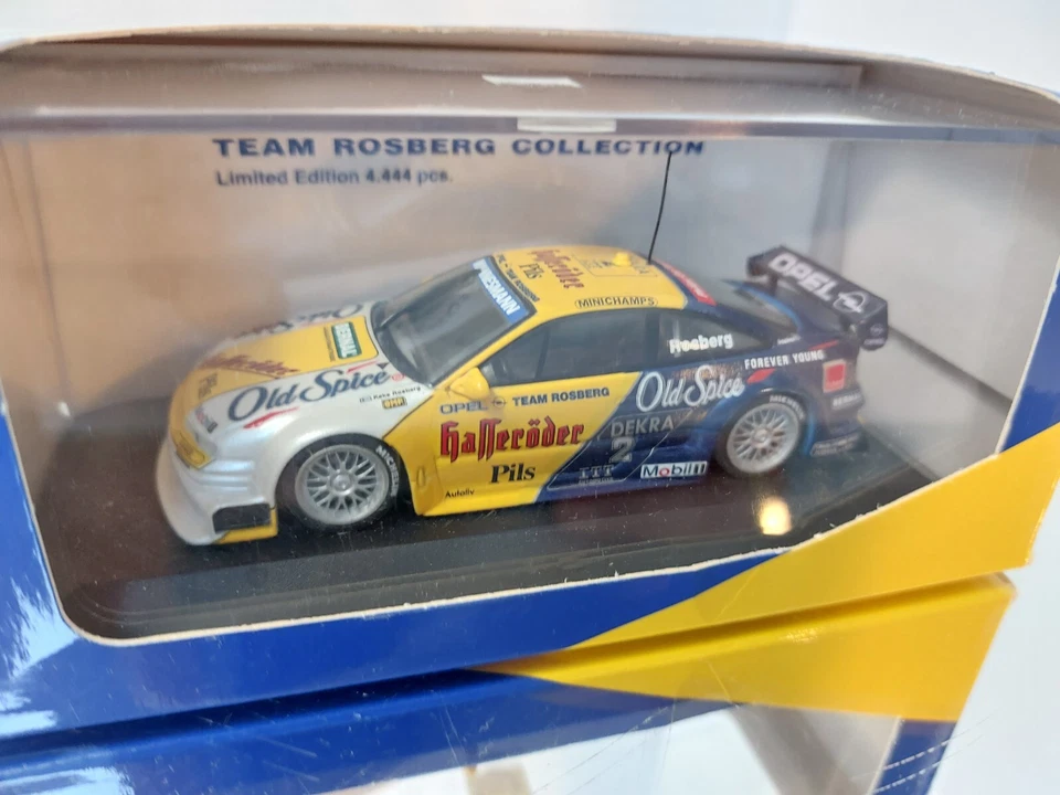 Minichamps Opel Calibra DTM Team Rosberg 1995 in scatola 1:43 - Immagine 4 di 4