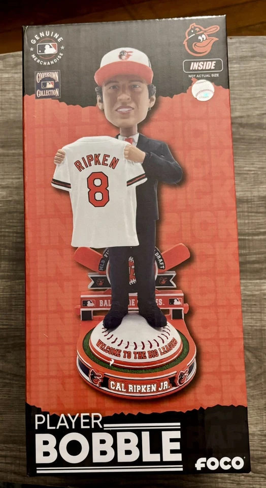 Cal Ripken Jr Baltimore Orioles 1978 Draft Pick 10” Bobblehead LE 224 NIB - Image 4 of 4