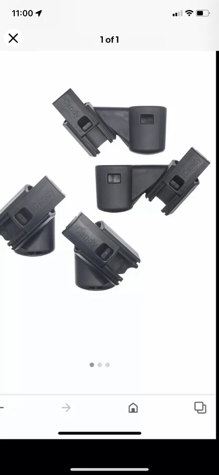 iCandy Peach 1,2,3,4 Konverter/Doppeladapter - Sets vorne und hinten (vor 2018