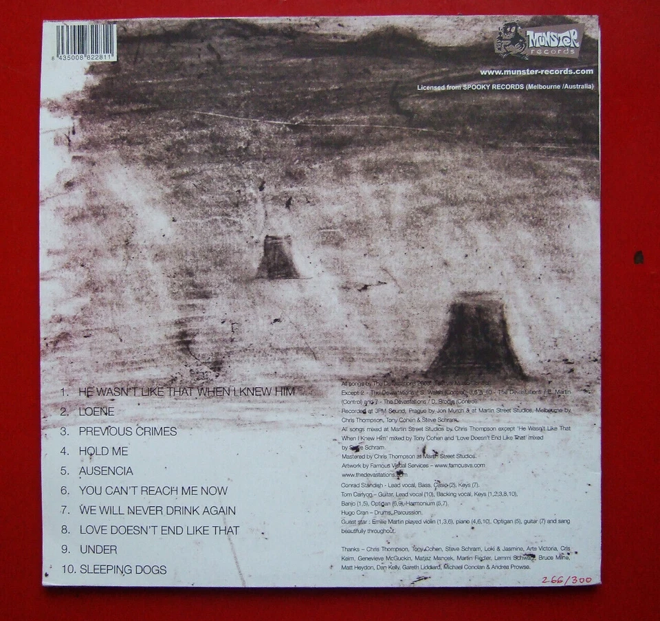 The Devastations - Same 2004 Limited Edition Number 266/300 like Nick Cave VINYL - Bild 2 von 3