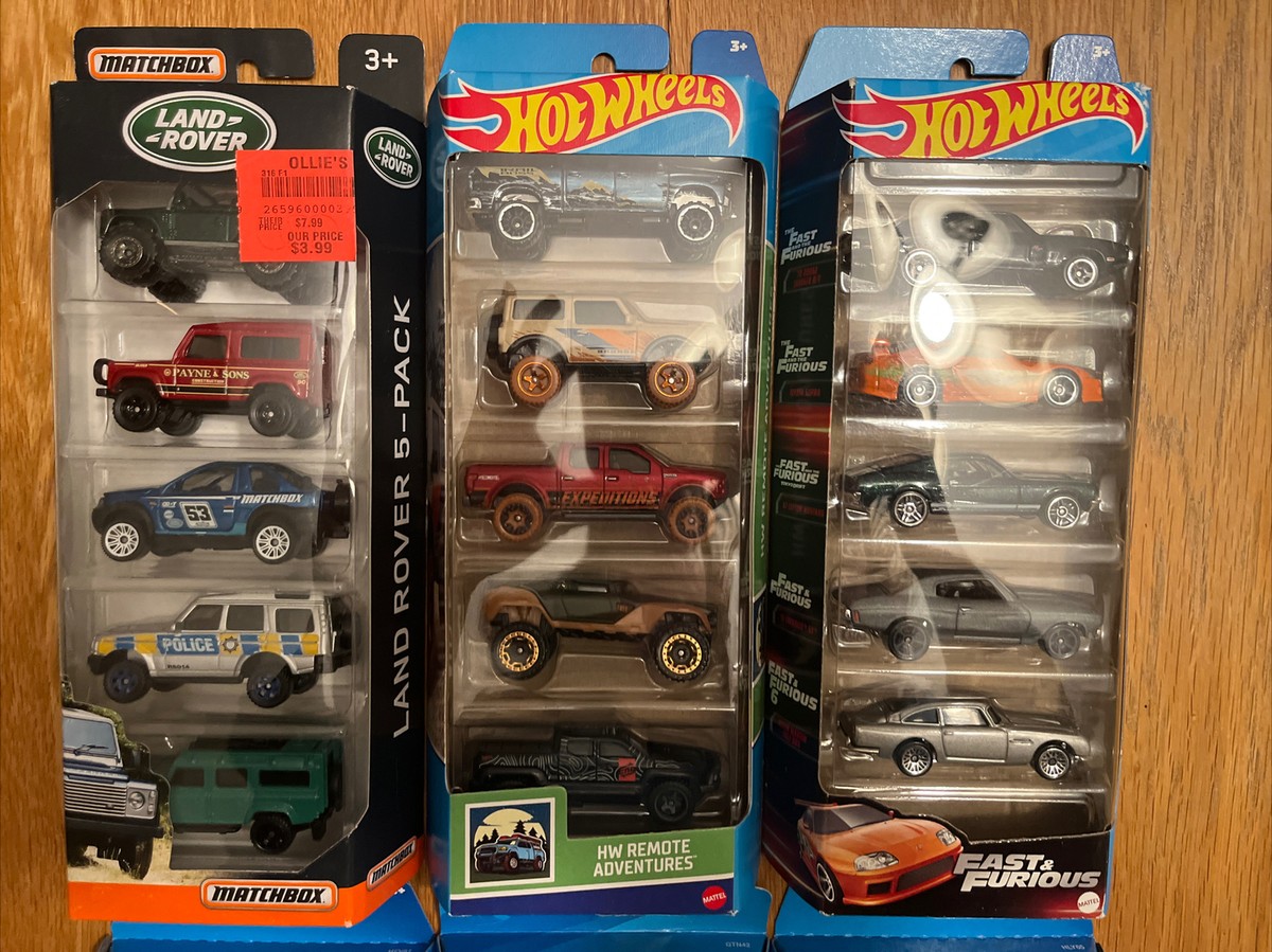 Matchbox Hot Wheels 5 Packs Lot Of 6 | eBay