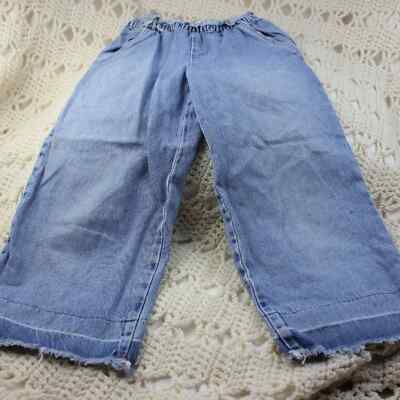 Zara Laggen-Look Wide Leg Paperbag Jeans