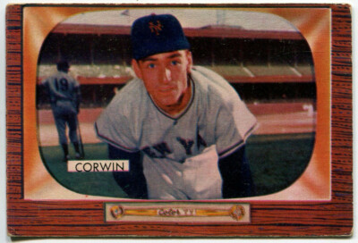 1955 Bowman #122 Al Corwin New York Giants