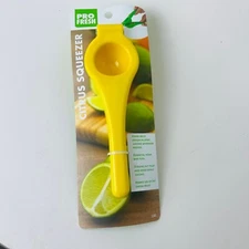 Pro Fresh  Citrus Lemon Lime Squeezer Manual Hand Held  Squeezer - Yellow  NEW