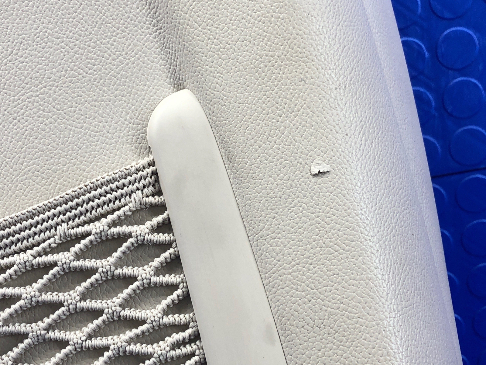 2017-2022 MASERATI LEVANTE FRONT LEFT UPPER SEAT CUSHION BACKREST BEIGE LEATHER
