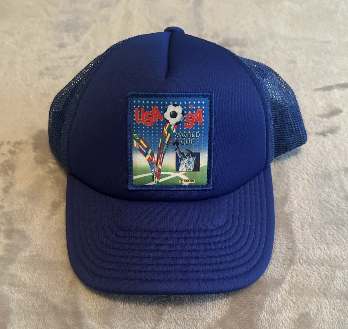FIFA Soccer World Cup USA '94 Hat Sticker Album Panini Men Blue
