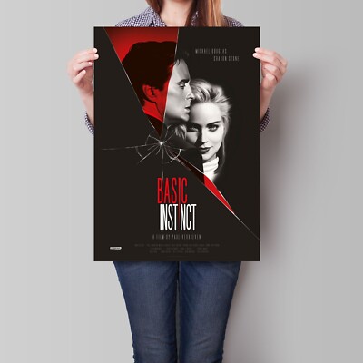 Basic Instinct Poster Sharon Stone Michael Douglas Film A2 A3