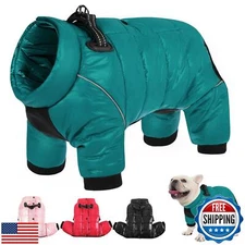 AOFITEE Waterproof Coat for Winter, Warm Fullbody Snowsuit, Zip Up Fleece Ves