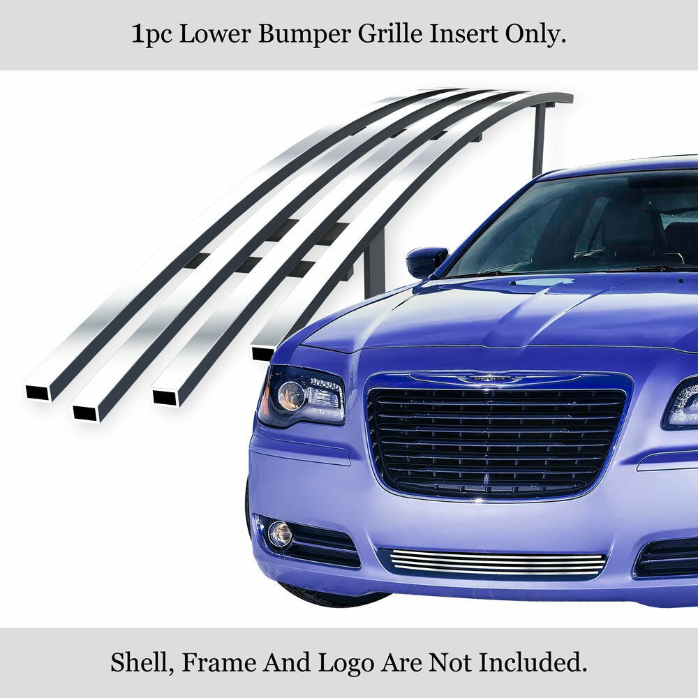 2011-2014 Chrysler 300/300C Chrome Billet Grill Insert for Bumper
