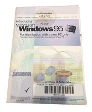 Windows 95/COMPAQ Instruction guide w COA Key-NO CD