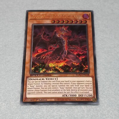 邦楽 DEMON SETO / Savage Demon Frustration Yugioh Dogoran the Mad Flame Kaiju SGX2 1st Edition Secret