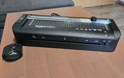 Thermolaminiergerät A4 3-in-1, mit funktion zum Schneiden, Stanzen Amazon basics