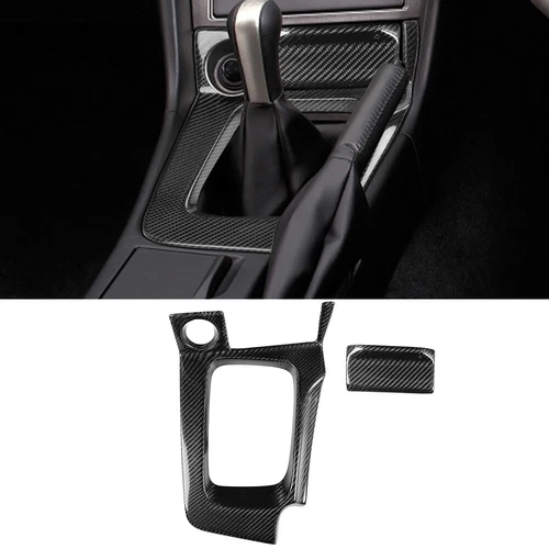 For Nissan GTR R34 (RHD) Real Carbon Fiber Gear Surround Gear Panel Cover 2PCS - Imagen 1 de 6