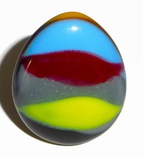 Sobral Kandinsky K Vibrant Shimmering Hues Statement Artist Made Ring Sz 9.25