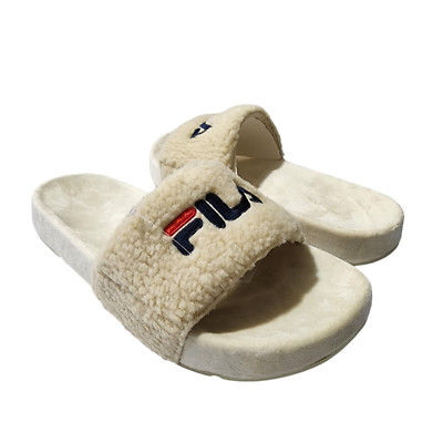 Fila Fuzzy Drifter Slide Sandals Size 9 NWT