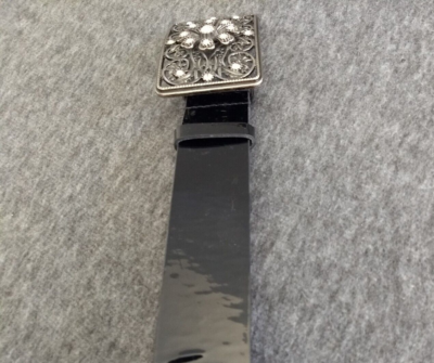 White House Black Market Rhinestone Belt Womens S WHBM Black  display picture 1