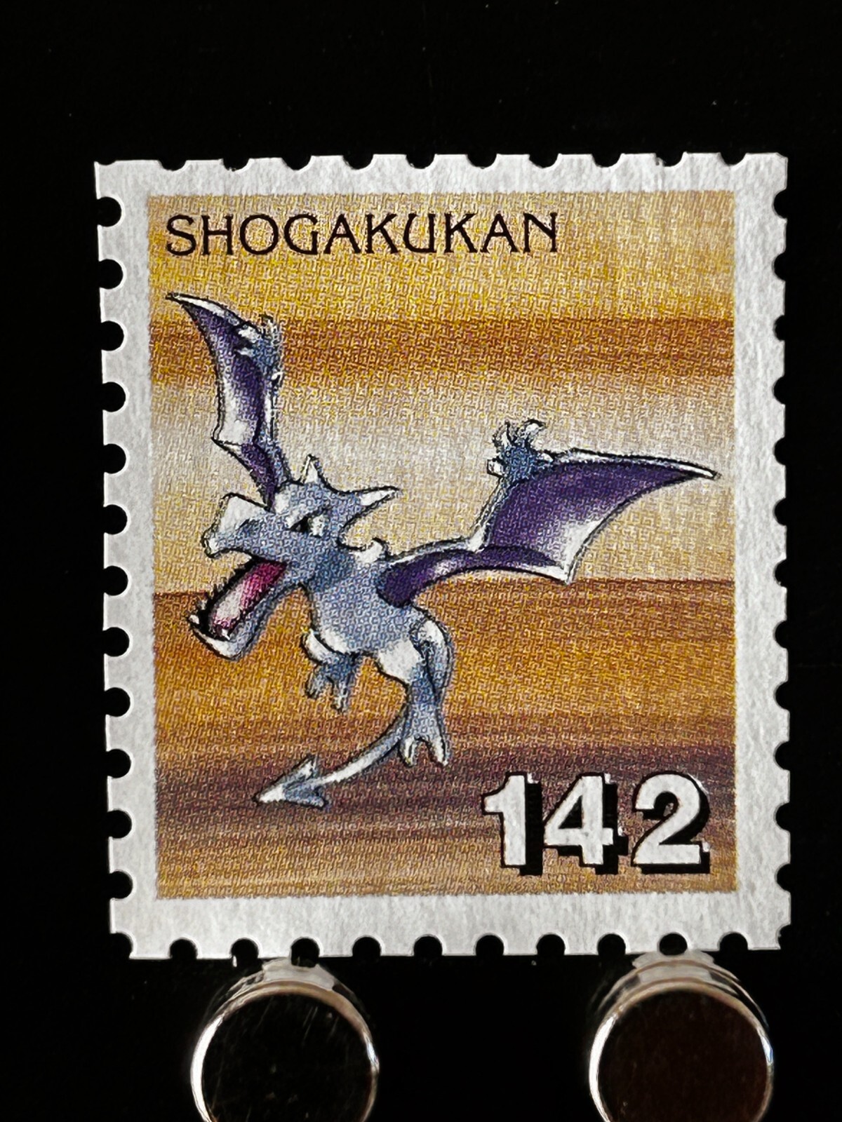 Aerodactyl Pkemon Stamp Shogakukan Nintendo Japanese Japan Card TCG Very Rare