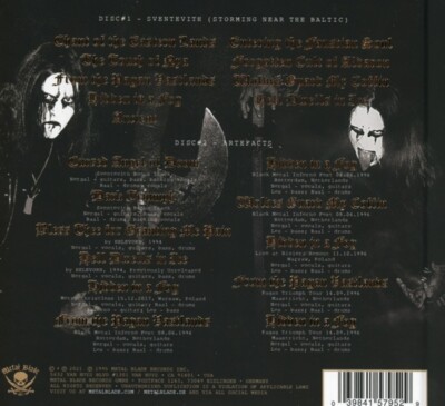 BEHEMOTH - SVENTEVITH (STORMING NEAR THE BALTIC) 2 CD NEW