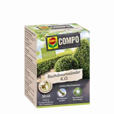 COMPO Buchsbaumzünsler K.O. - schnelle Hilfe für Zierpflanzen, 50ml