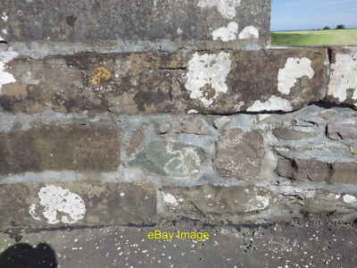 Photo 12x8 Benchmark on Bishop Bridge Wigtown Ordnance Survey cut mark on  c2014